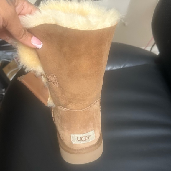 UGG Brown Boots with Bow Accent - Picture 13 of 17